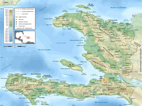 haiti carte géographique